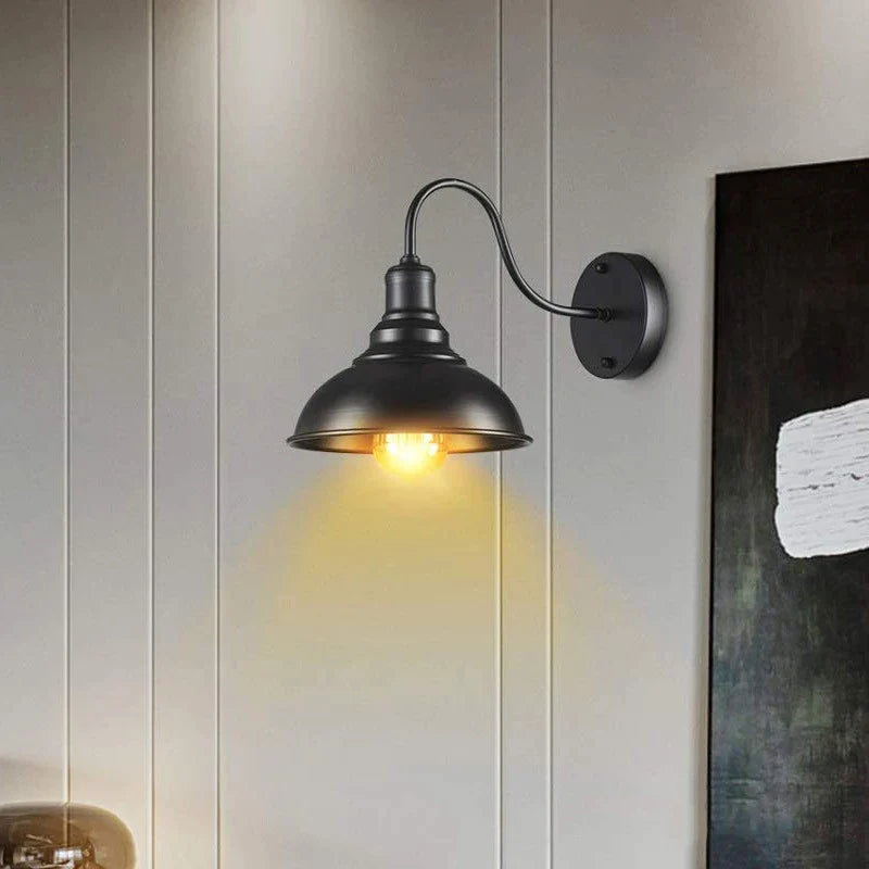 Afralia™ Retro Loft Wall Lamp: Creative Industrial Lighting for Bar, Bedroom, Study, and Aisle