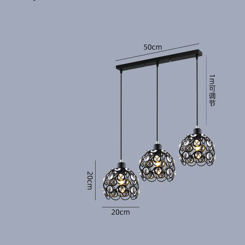 Afralia™ Hollow Carving Chandelier: Modern Nordic LED Pendant Light for Dinning Room Decor