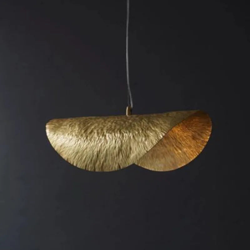 Lotus Brass Pendant Light by Afralia™ - Retro Design for Dining Room & Shop Décor