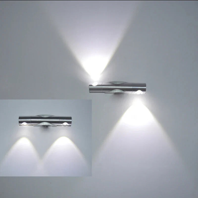 Afralia™ Modern LED Wall Sconce 360° Rotation Bedroom Lamp