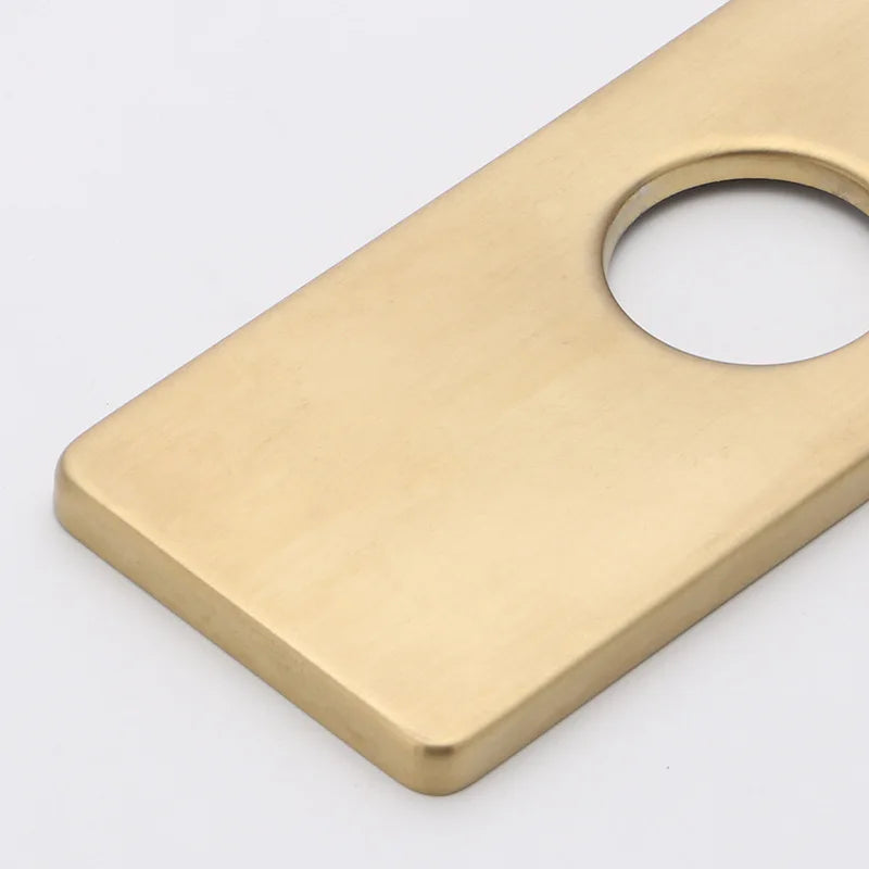 Afralia™ 4" Hole Cover Deck Plate for Sink Faucets - Black/Gray/Gold Finishes
