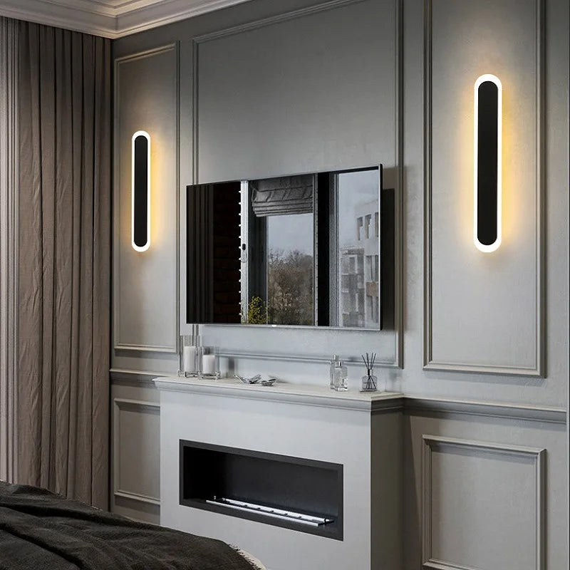 LED Wall Lamp IP65 Waterproof Modern Interior Decoration for Porch, Balcony, Bedroom, and Living Room by Afralia™