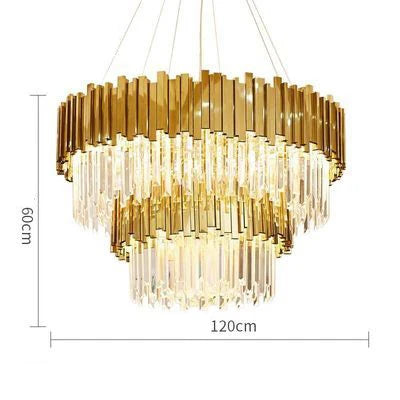 Afralia™ Modern Crystal Chandelier Lighting for Dinning Room