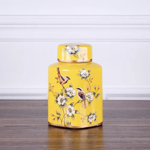 Afralia™ Country Ceramic Vase: Floral Home Decor Jar for Living Room & Dining Table