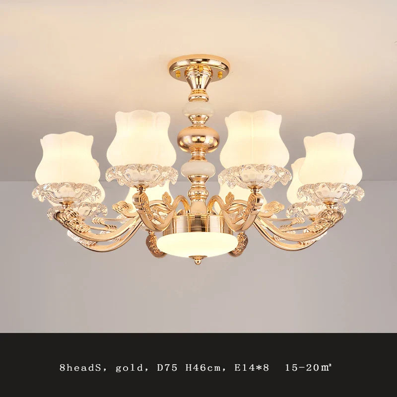 Afralia™ Luxury Duplex Building Chandelier Elegant Villa Pendant Light Modern Living Room Bedroom Lighting