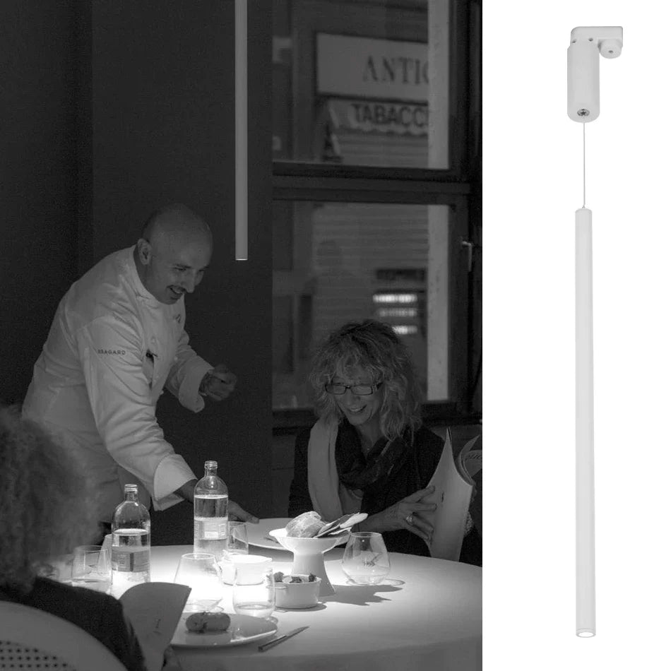 Afralia™ Aluminum LED Ceiling Rail Track Spotlights for Kitchen, Dining, Shop & Bar