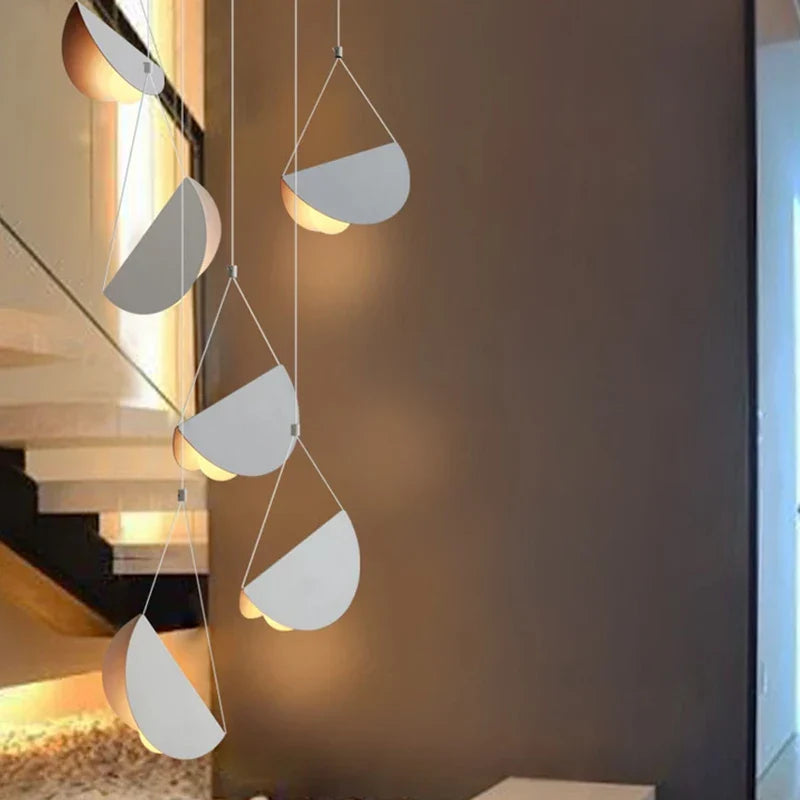 Glider White Metal Origami Pendant Light | Afralia™ Artistic Lamp for Home & Hospitality