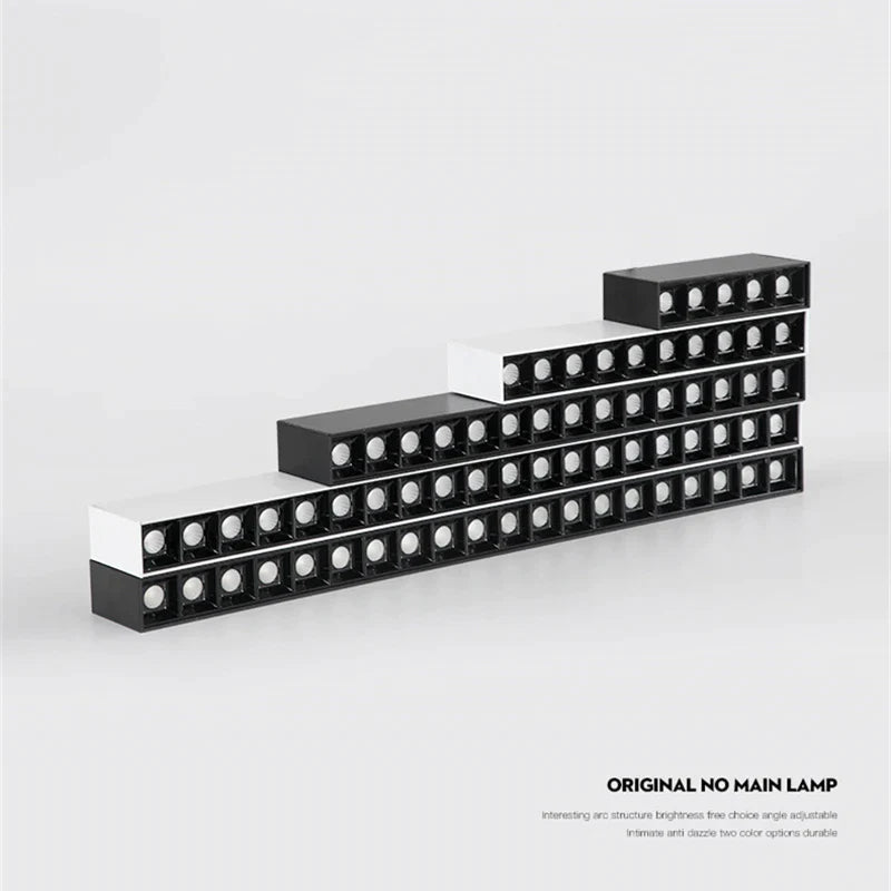 Afralia™ LED Linear Grille Light: Modern Surface Mount Ceiling Lighting for Home, 110V/220V