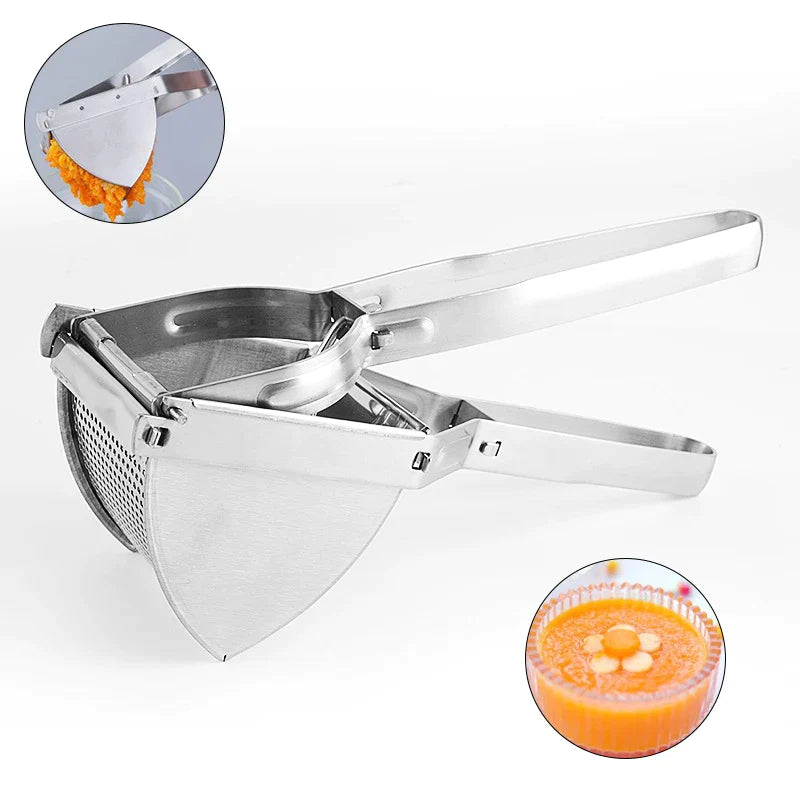 Afralia™ Stainless Steel Potato Masher & Presser: Multifunctional Kitchen Tool for Perfect Mashes