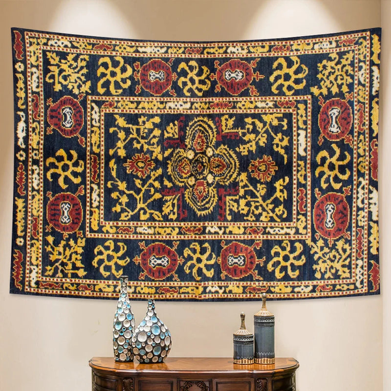 Afralia™ Geometric Mandala Tapestry: Boho Wall Hanging & Yoga Mat for Home Decor