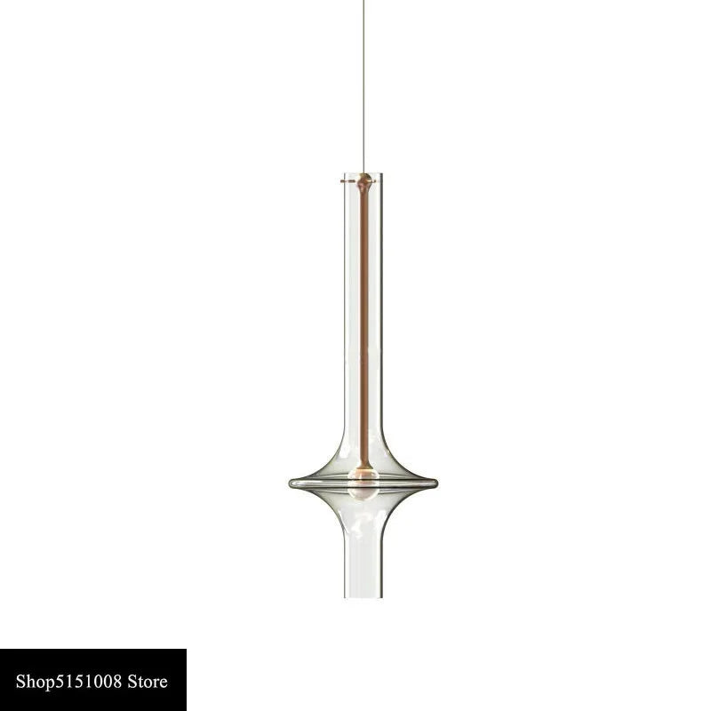Afralia™ Glass Pendant Light: Stylish Nordic Luxury Kitchen and Bedroom Hanging Lamp