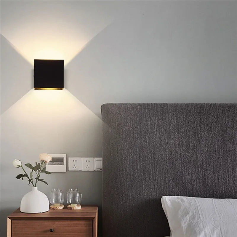 Afralia™ Modern Minimalist LED Wall Lamp for Bedroom Décor