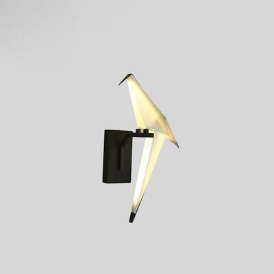 Afralia™ Love Bird LED Wall Sconce Iron Acryl Wall Light for Bedroom Corridor