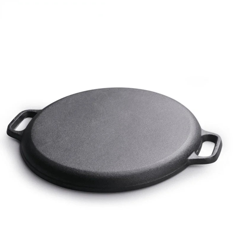 Afralia™ Cast Iron Skillet Pan - Versatile Cooking Pot for Pancakes, Pizzas, and More