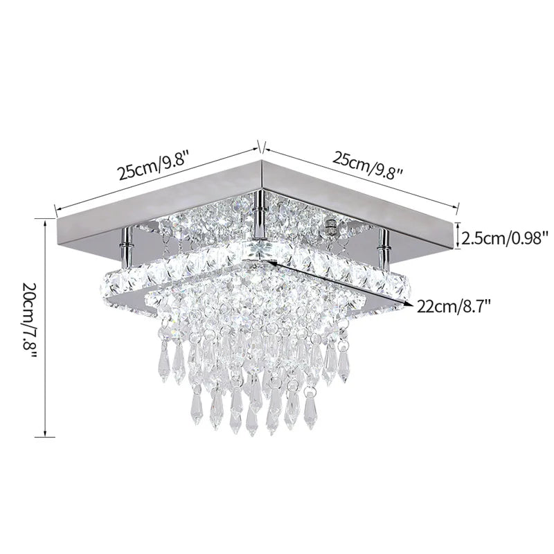 Afralia™ Modern LED Ceiling Chandelier for Living Room, Dining Room, and Bedroom