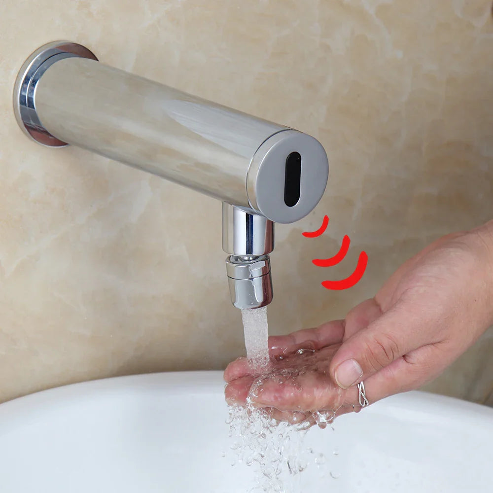 Afralia™ Touch-Free Sensor Bathroom Faucet For Water Saving Cold Taps