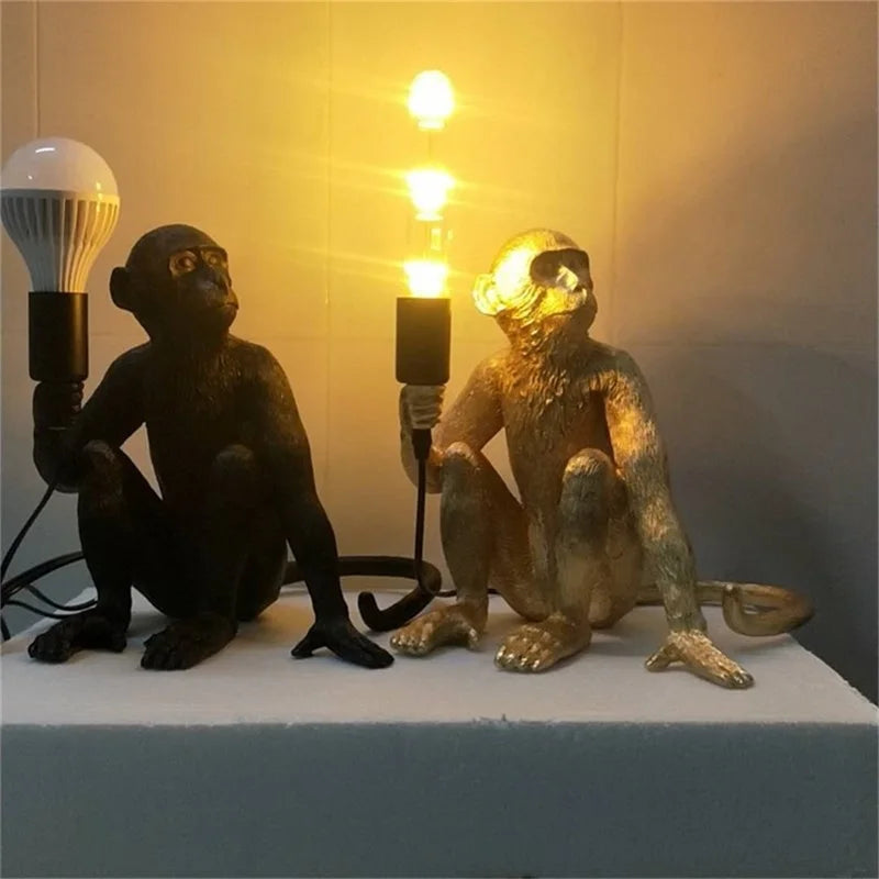 Afralia™ Monkey Shape Pendant Lights for Home Dinning Room