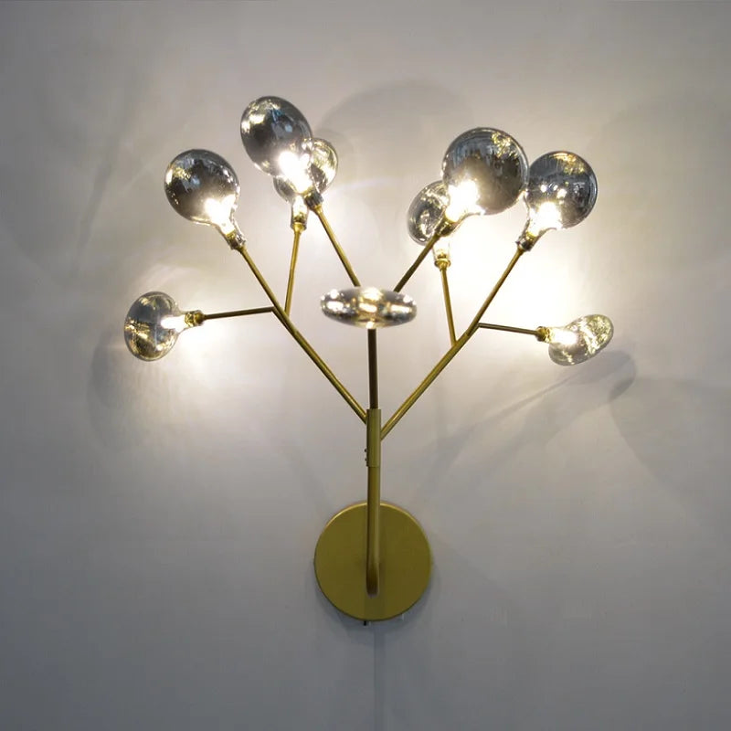 Afralia™ Firefly Branch Wall Lamp | Modern Tree Sconce Lighting