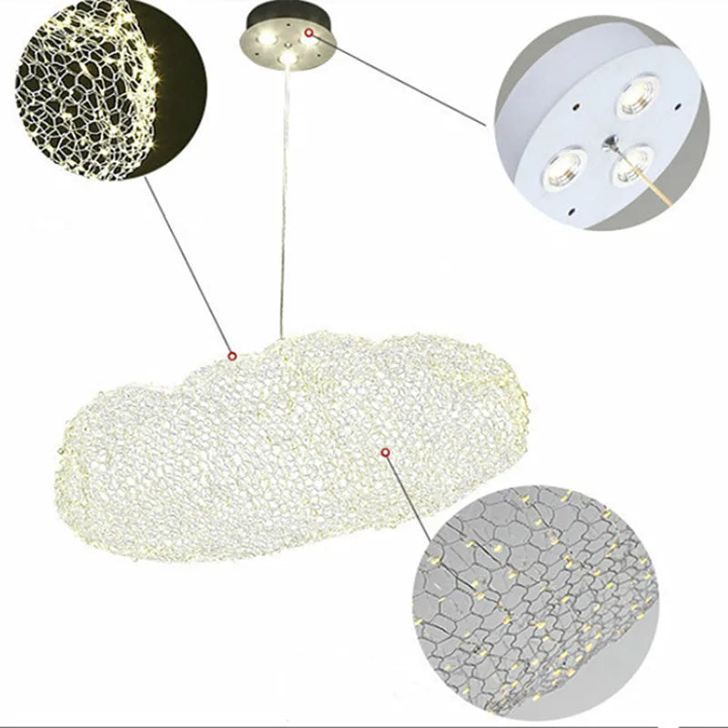 Afralia™ Cloud Light: Nordic Design Floating Lamp for Bedroom, Hotel, Restaurant, Bar