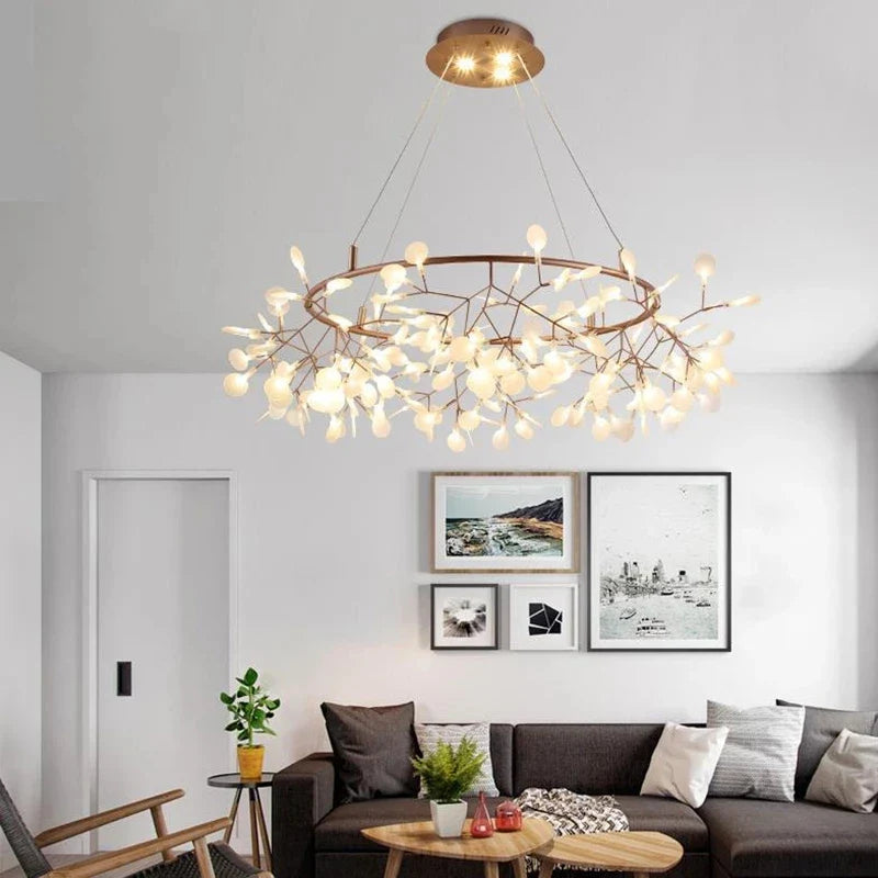 Afralia™ Modern Dandelion Chandelier Stylish Tree Branch Acrylic Light for Home Decor