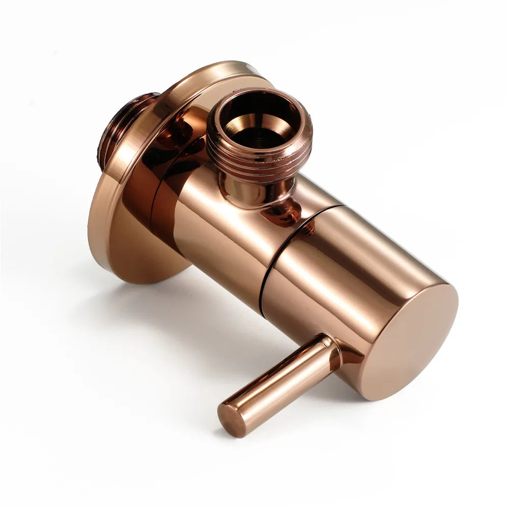Afralia™ Brushed Gold Bidet Sprayer Kit with Copper Valve Set and Shattaf Shower Head