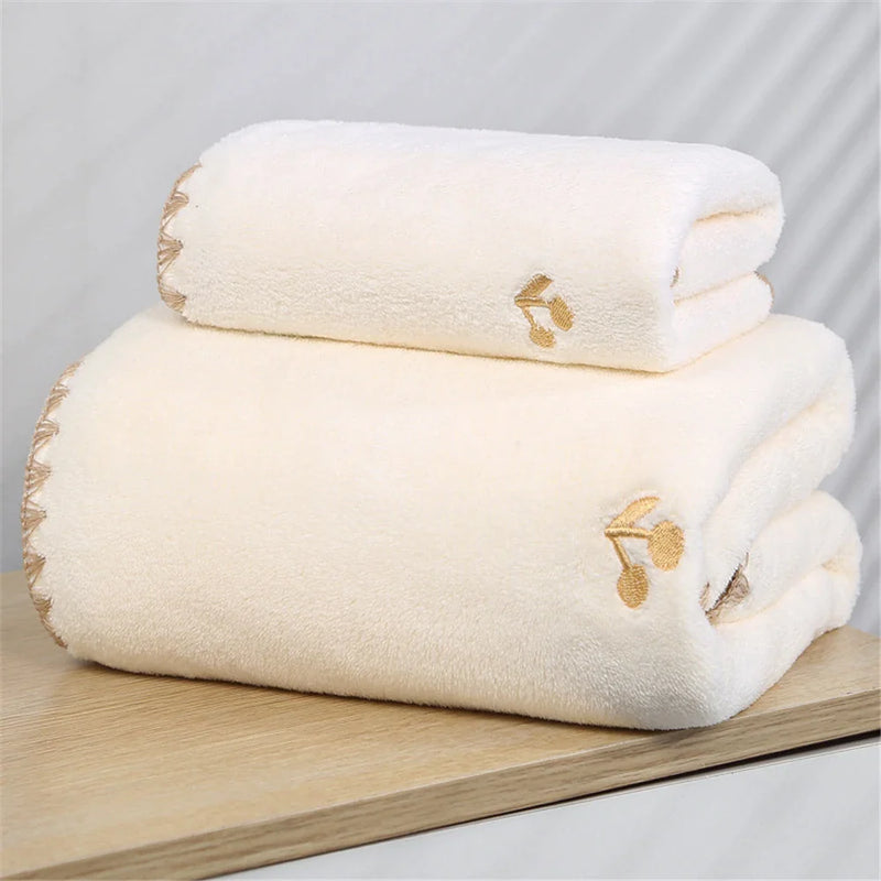 Afralia™ Luxury Face Bath Towel Set for Adults and Children - High Quality