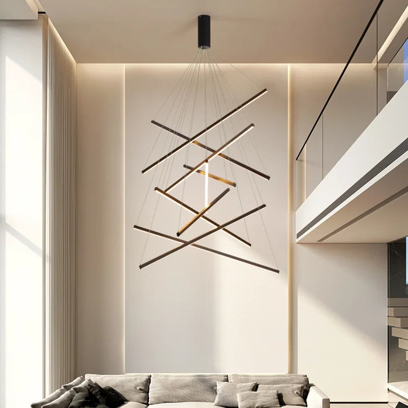 Afralia™ LED Nordic Chandelier: Modern Pendant Light for Living, Dining, and Bedroom