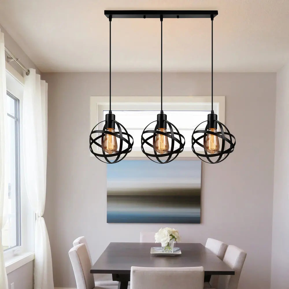 Afralia™ Industrial Pendant Lights - Modern Kitchen Island Lamp, Cafe Hanging Light