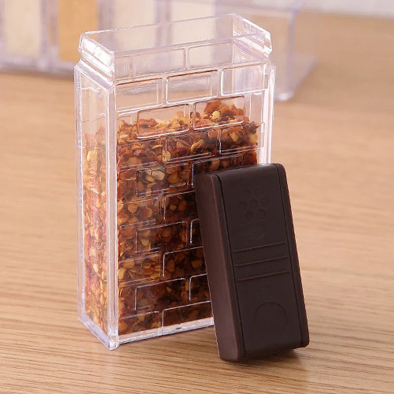 Afralia™ Seasoning Box Set: Spice Jar Storage Bottles for Kitchen Herb & Spice Organization