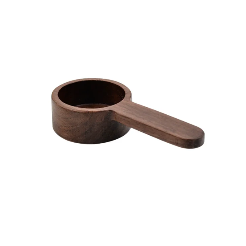 Afralia™ Walnut Coffee Scoop: 8g/10g Measuring Spoon for Ground Beans & Tea