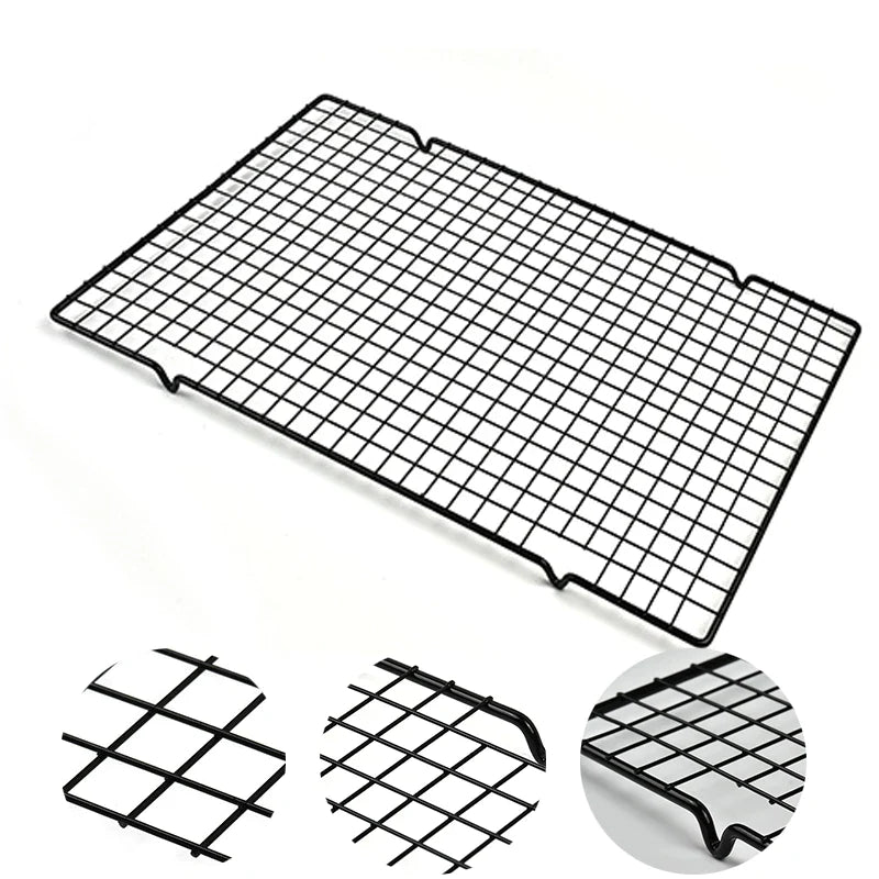 Afralia™ Stainless Steel Dessert Cooling Rack - Nonstick Pastry Bread Cookie Pie Stand