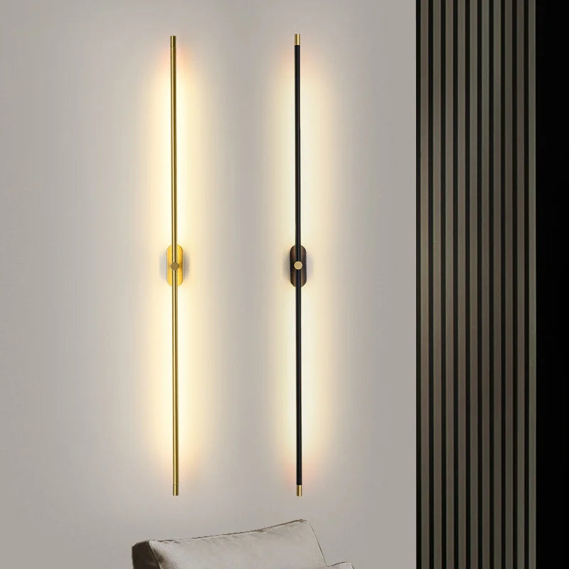 Afralia™ LED Strip Wall Lamp for Modern Decor in Staircase, Bedroom, or Aisle