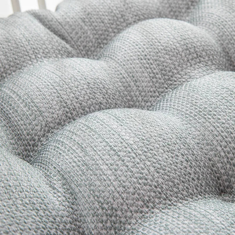 Afralia™ Square Cotton Upholstery Seat Cushion: Soft, Padded, and Lace Up for Office, Home, Car & Garden