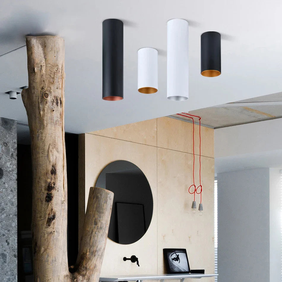 Afralia™ Dimmable LED Downlight 12W 7W, White/Black Housing, Ceiling Spot Light, Home Decor