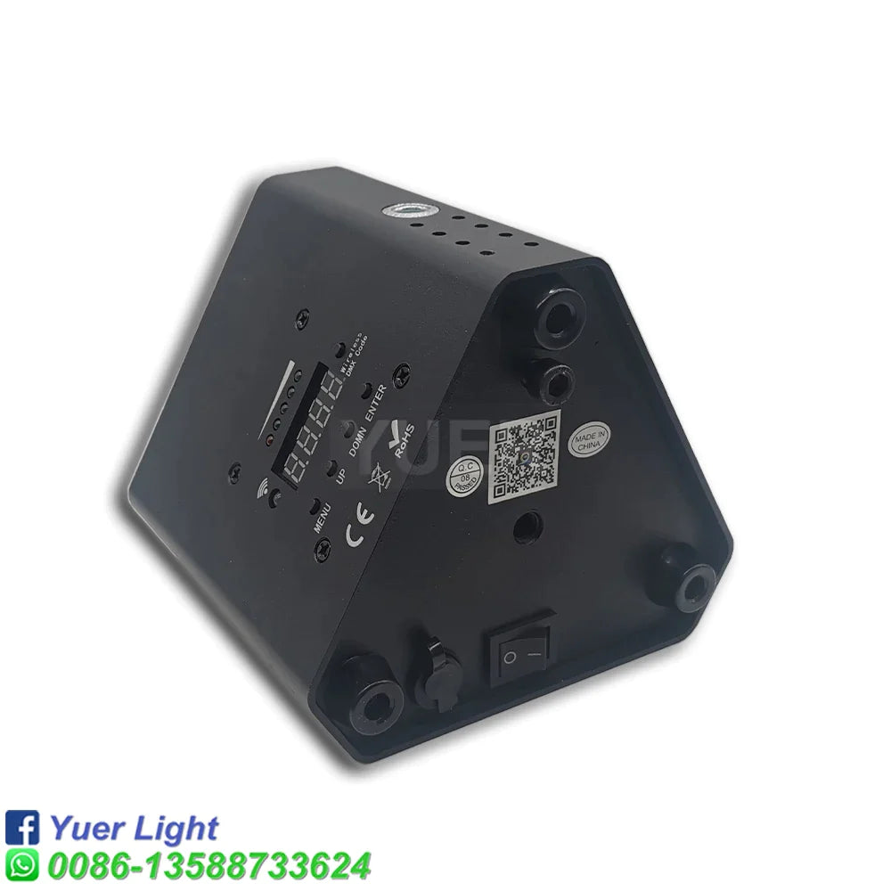 Afralia™ 6IN1 LED Par RGBWA UV Wash Light for DJ Party Stage
