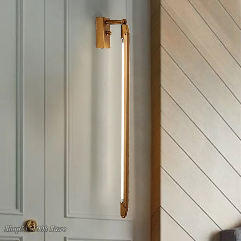 Afralia™ Nordic Modern Rotate T5 Wall Lamp for Study Office Bedroom Restaurant Lighting
