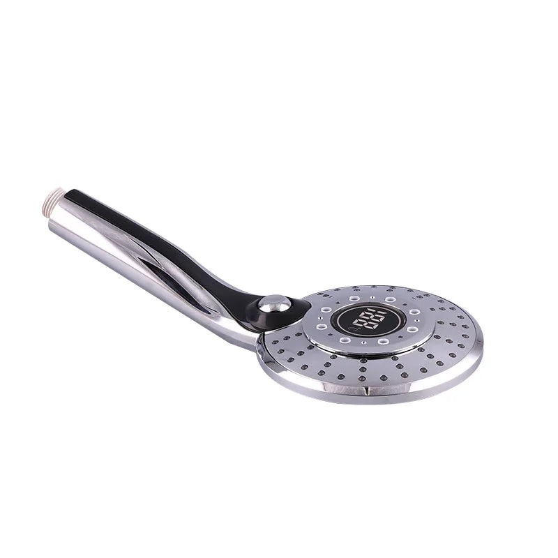 Afralia™ LED Light Shower Head with Digital Temperature Control