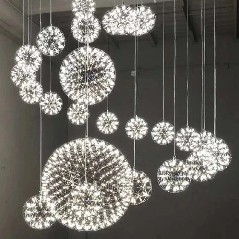 Afralia™ Gypsophila Sparkball Pendant Lights – Indoor Living Room Cafe Lighting Fixture