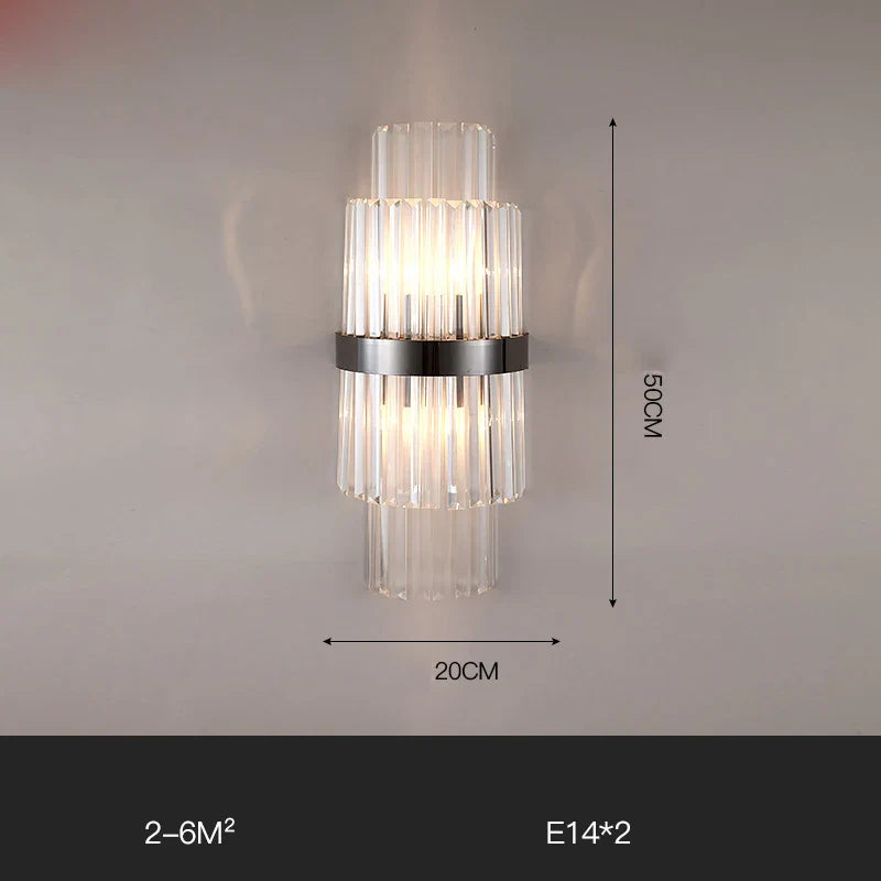 Afralia™ Gold Black LED Wall Sconce Light for Bedroom Corridor