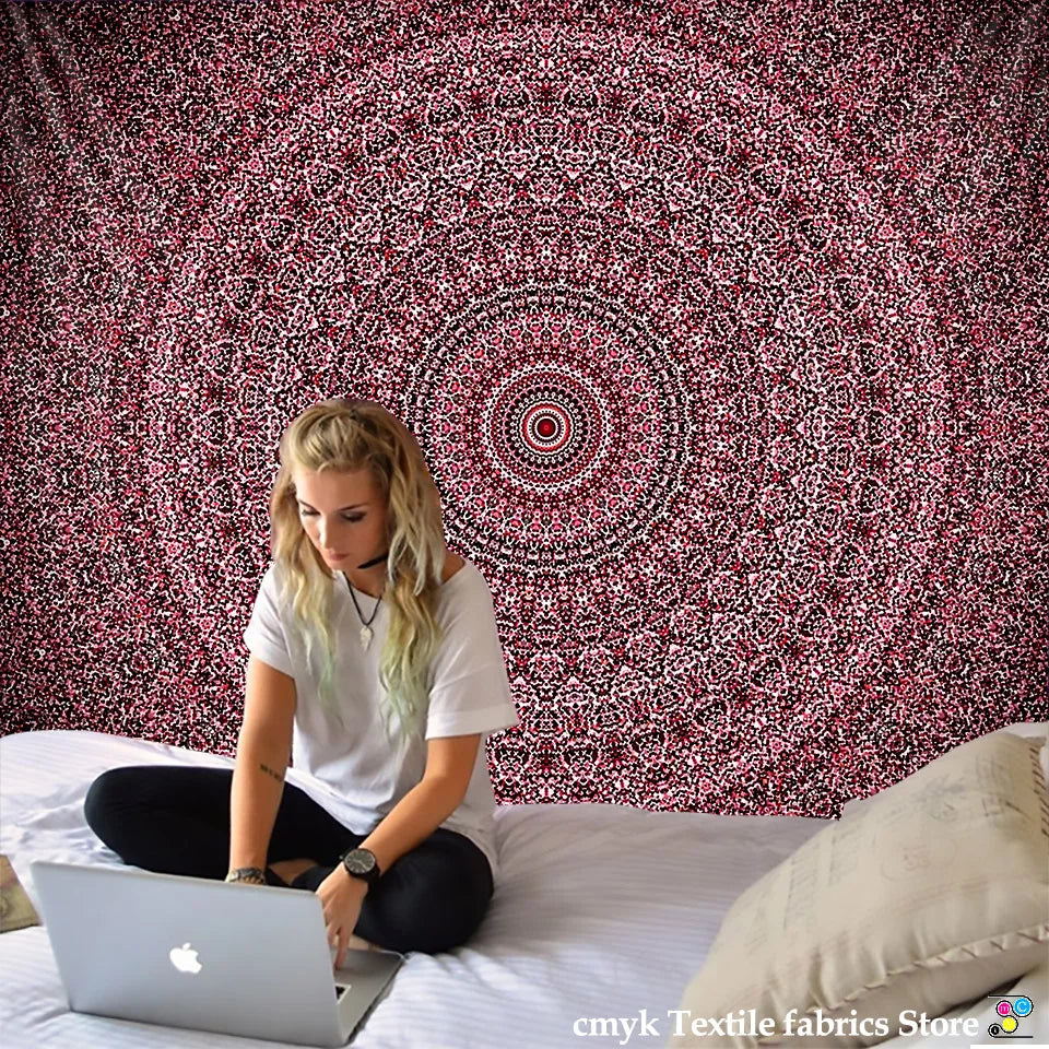 Mandala Tapestry Hippie Home Decor Wall Hanging Boho Mat Bedspread Table Cloth - Afralia™