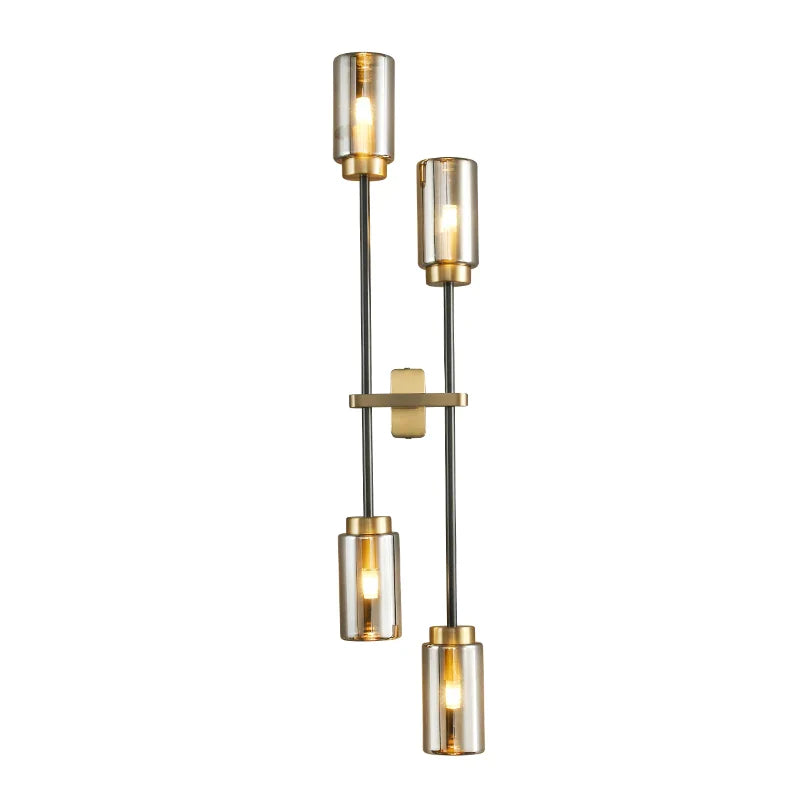 Afralia™ Postmodern Copper Wall Light for Luxury Living Room Decor