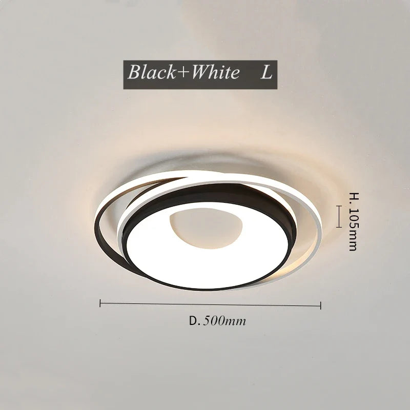 Afralia™ LED Chandelier Light for Living Dining Room, Modern Acrylic Surface Mounted Fixture
