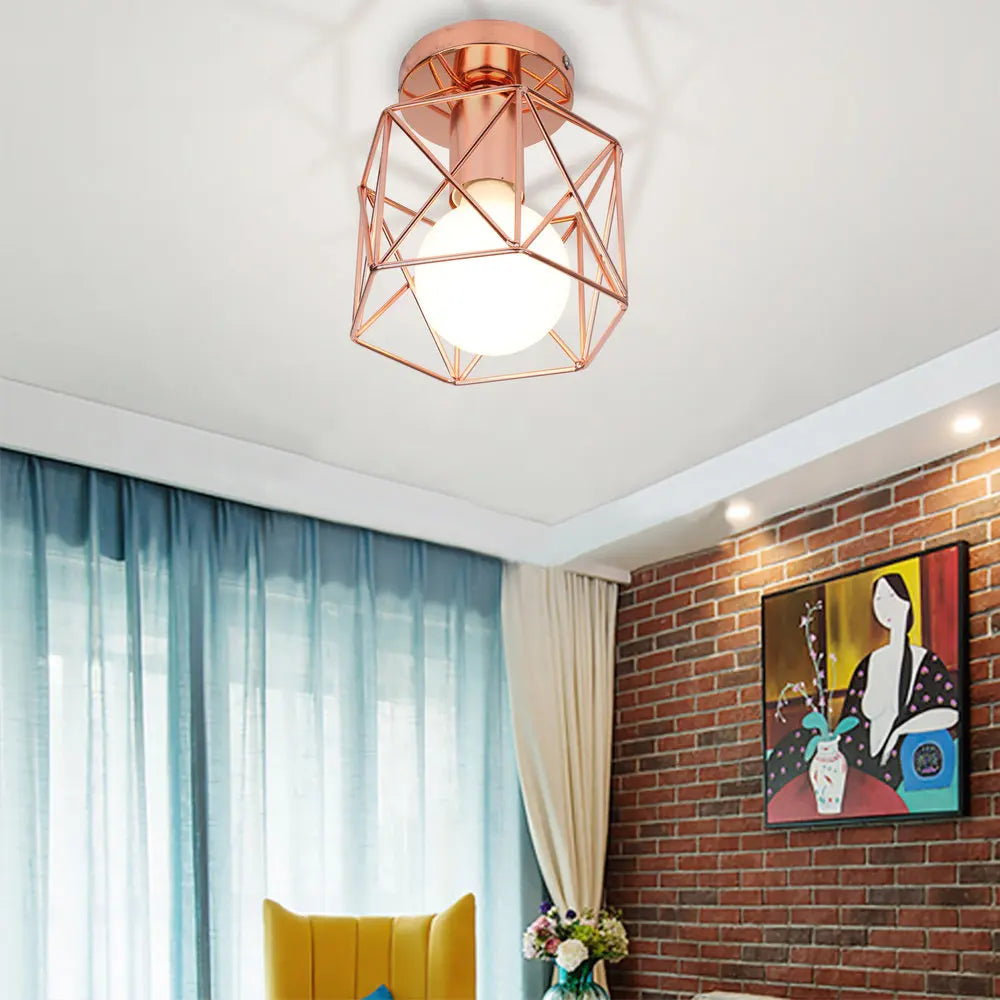 Afralia™ Retro Vintage Ceiling Chandelier for Home Living Room Decor