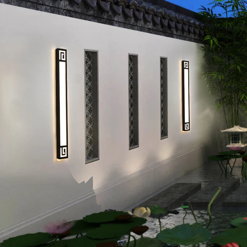 Afralia™ Outdoor LED Wall Lamp, Waterproof Sconce for Garden Villa, 110V 220V Luminaire