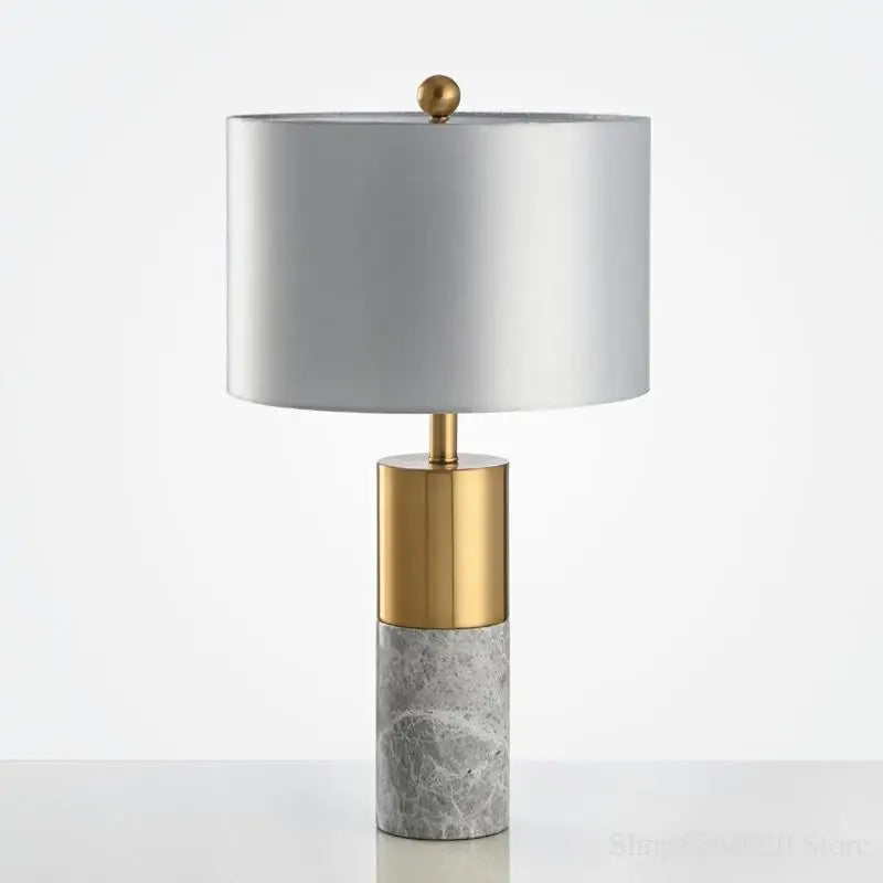 Afralia™ Marble Table Lamp: Post-modern Luxury for Living Room, Bedroom, or Model Room