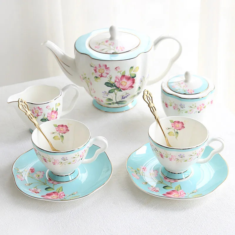 Afralia™ Porcelain Tea & Coffee Set, Teaware Collection by Coffeeware Supplier