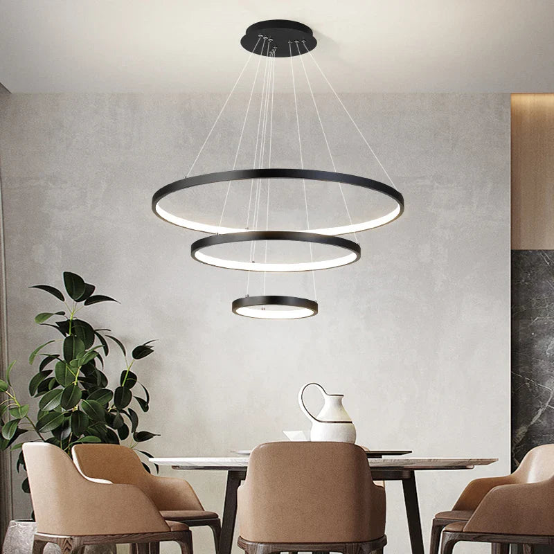 Afralia™ Modern Villa Ceiling Chandelier for Home Indoor Lighting Décor