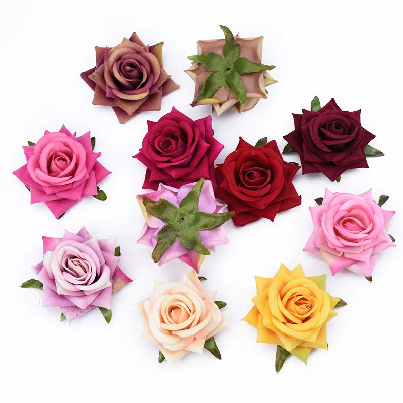 Flannel Rose Wreaths by Afralia™: Home & Wedding Decor, DIY Headwear, Photo Props