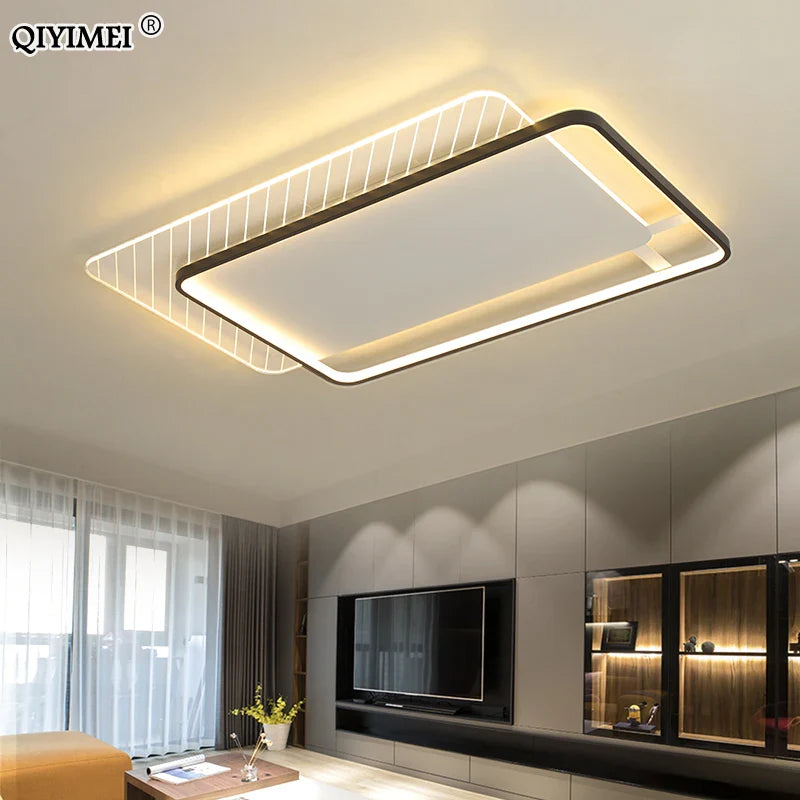 Afralia™ LED Ceiling Lights for Living Room Bedroom Kitchen Wardrobe, Modern Minimalist Warm Home Lighting