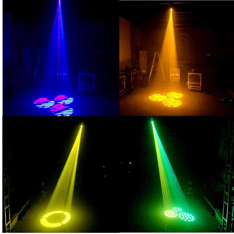 Afralia™ Mini LED DMX Moving Head Spot Light | Party Disco Stage Lighting